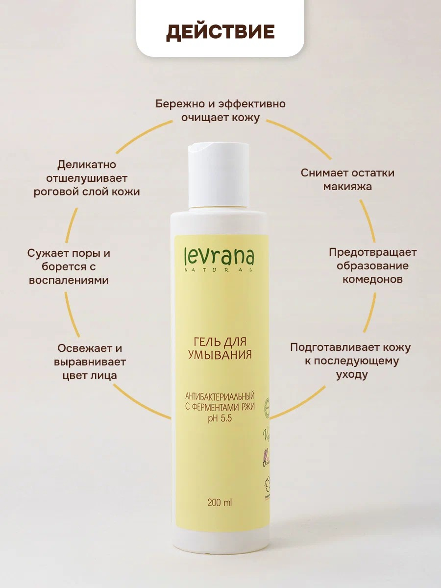 Гель levrana 200 мл 1 шт. - фото 2