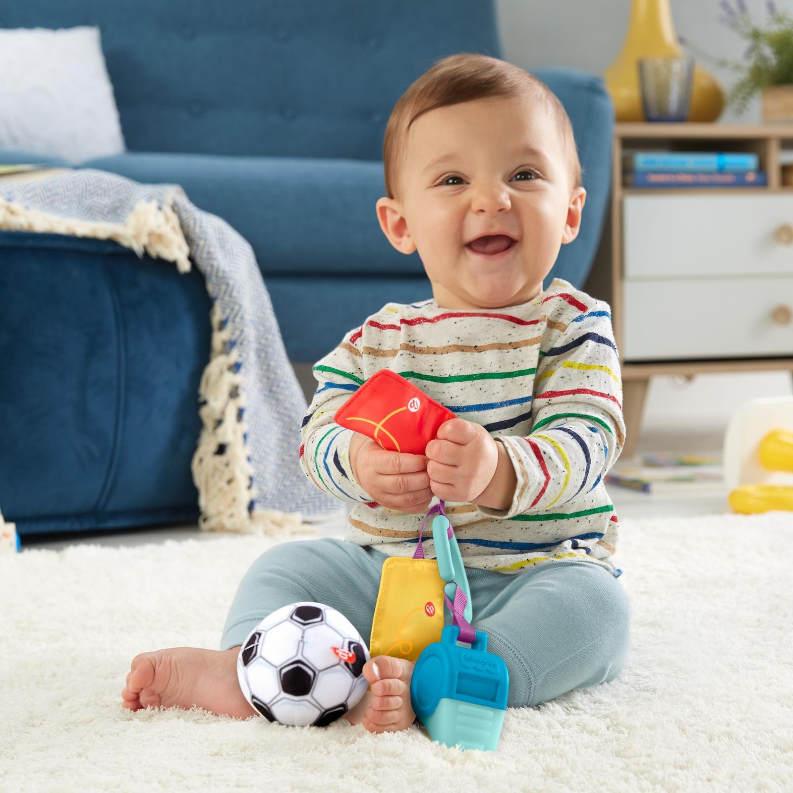 Прорезыватель Fisher Price Футболист - фото 8