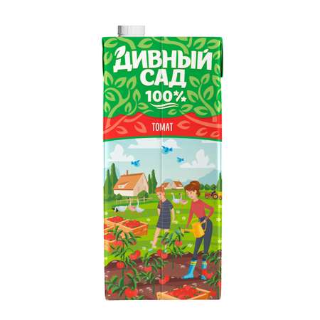 Сок Дивный сад томатный с мякотью с солью 0.95л