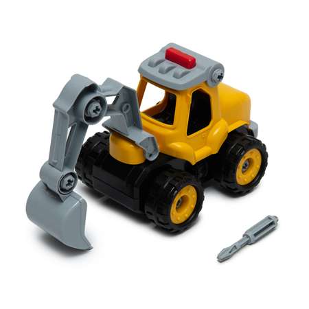 Конструктор Zebratoys Экскаватор сборная игровая модель