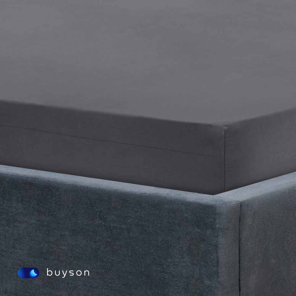 Простыня buyson BuyDream 90 x 200 см на резинке 1 шт. - фото 3