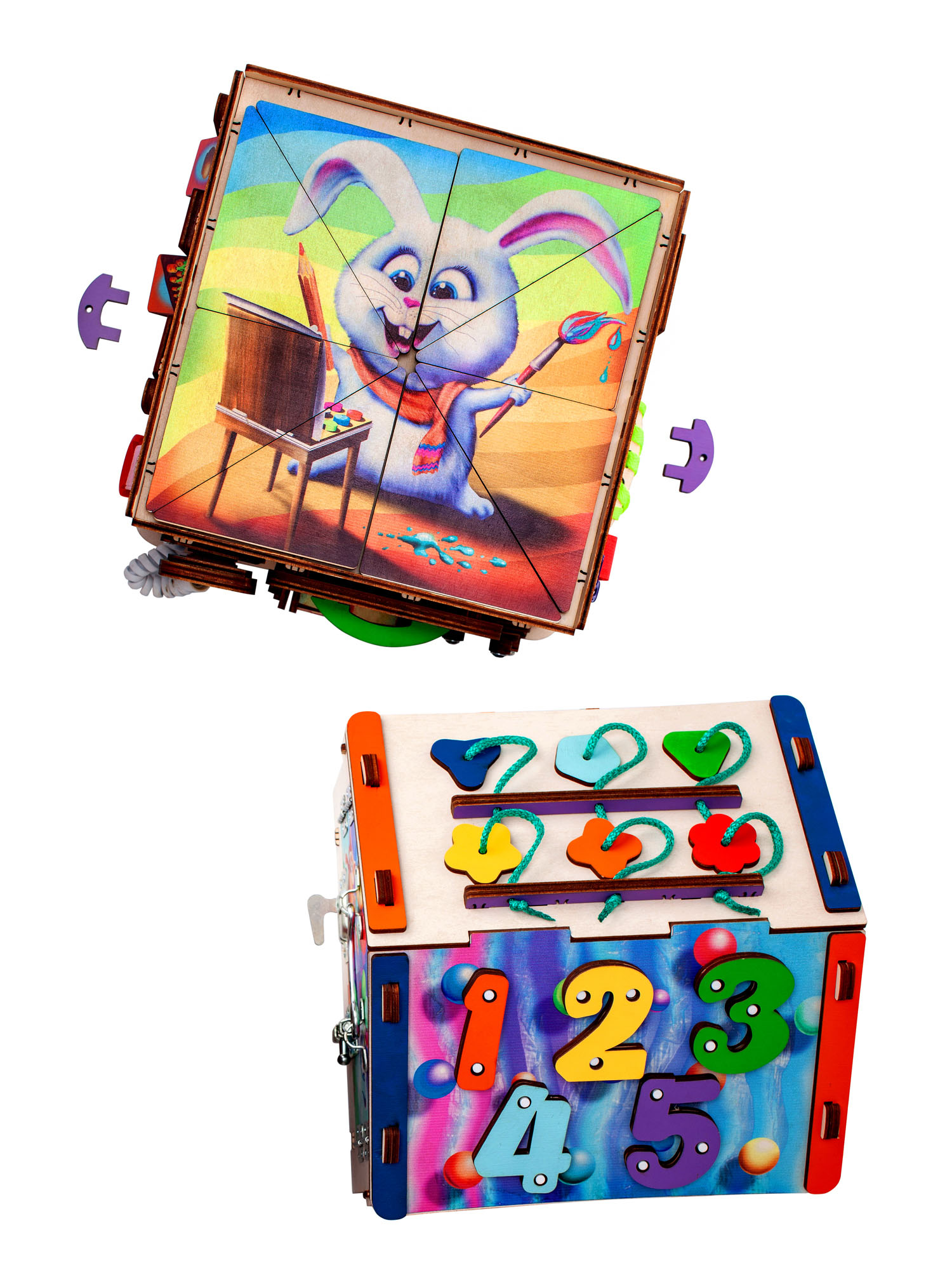 Игрушка Jolly Kids бизиборд Бизидом - фото 6