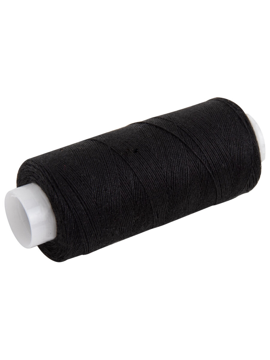 Нитки для шитья Develia армированные 45ЛЛ 200 м швейный набор 12 штук белые черные - фото 4