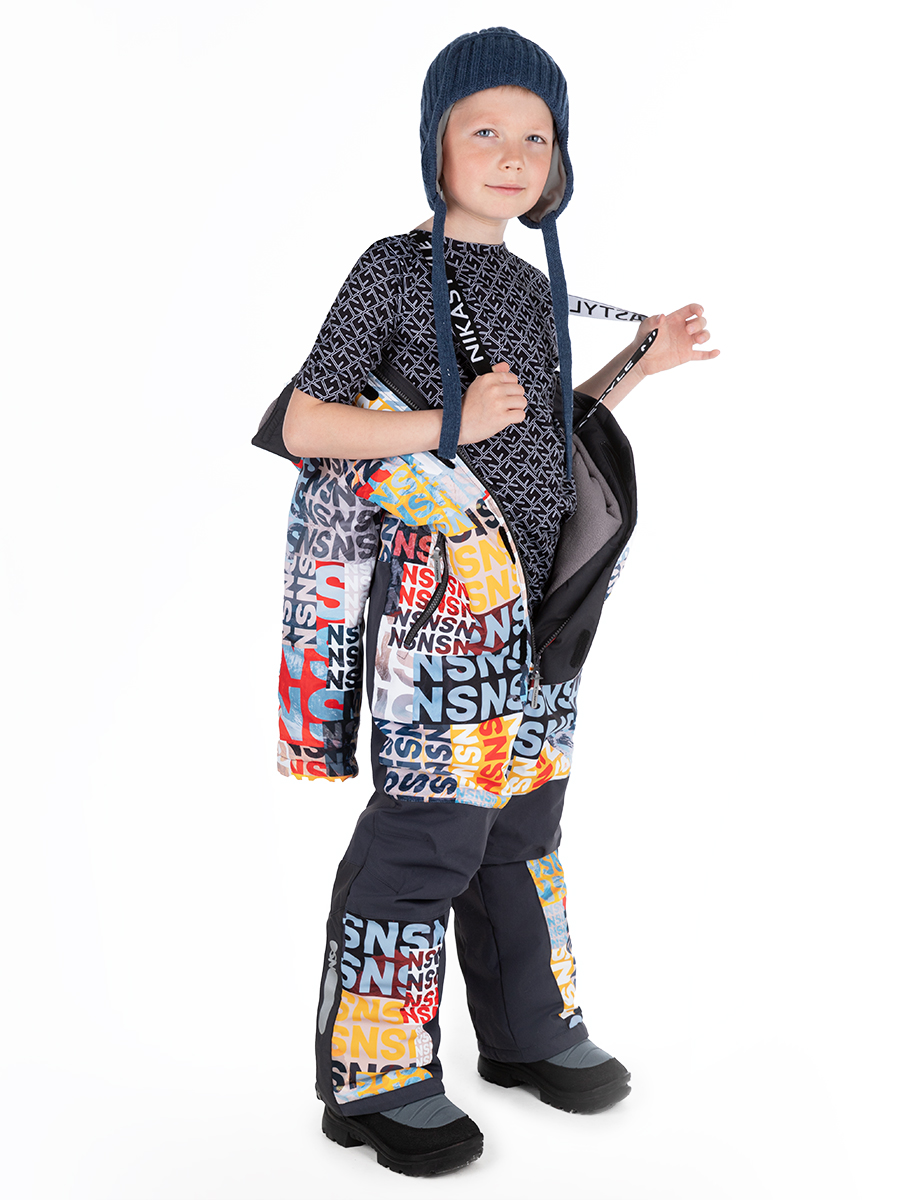 Комбинезон NIKASTYLE 8з2524 горчица/графит - фото 9
