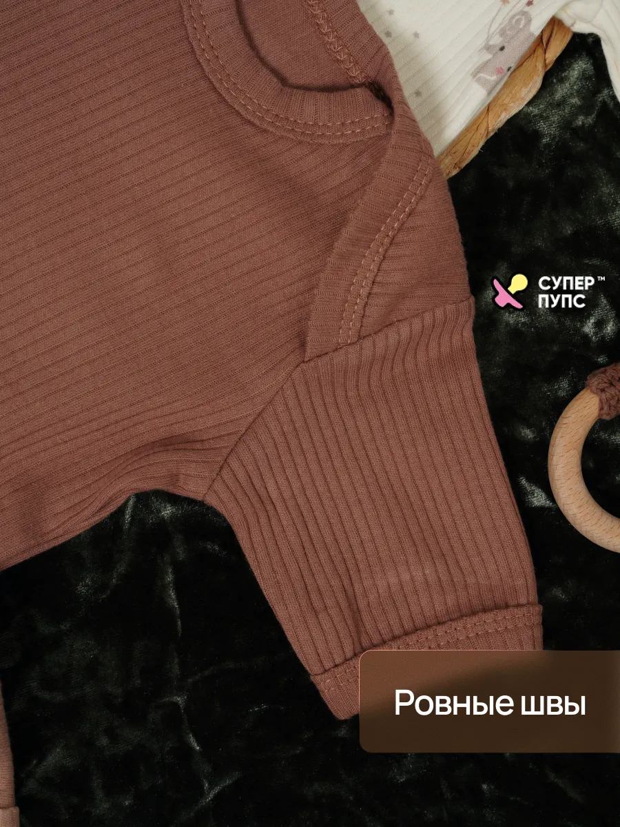 Футболки 3 шт Супер Пупс нбр/3пр/футб/полоска/сон - фото 6