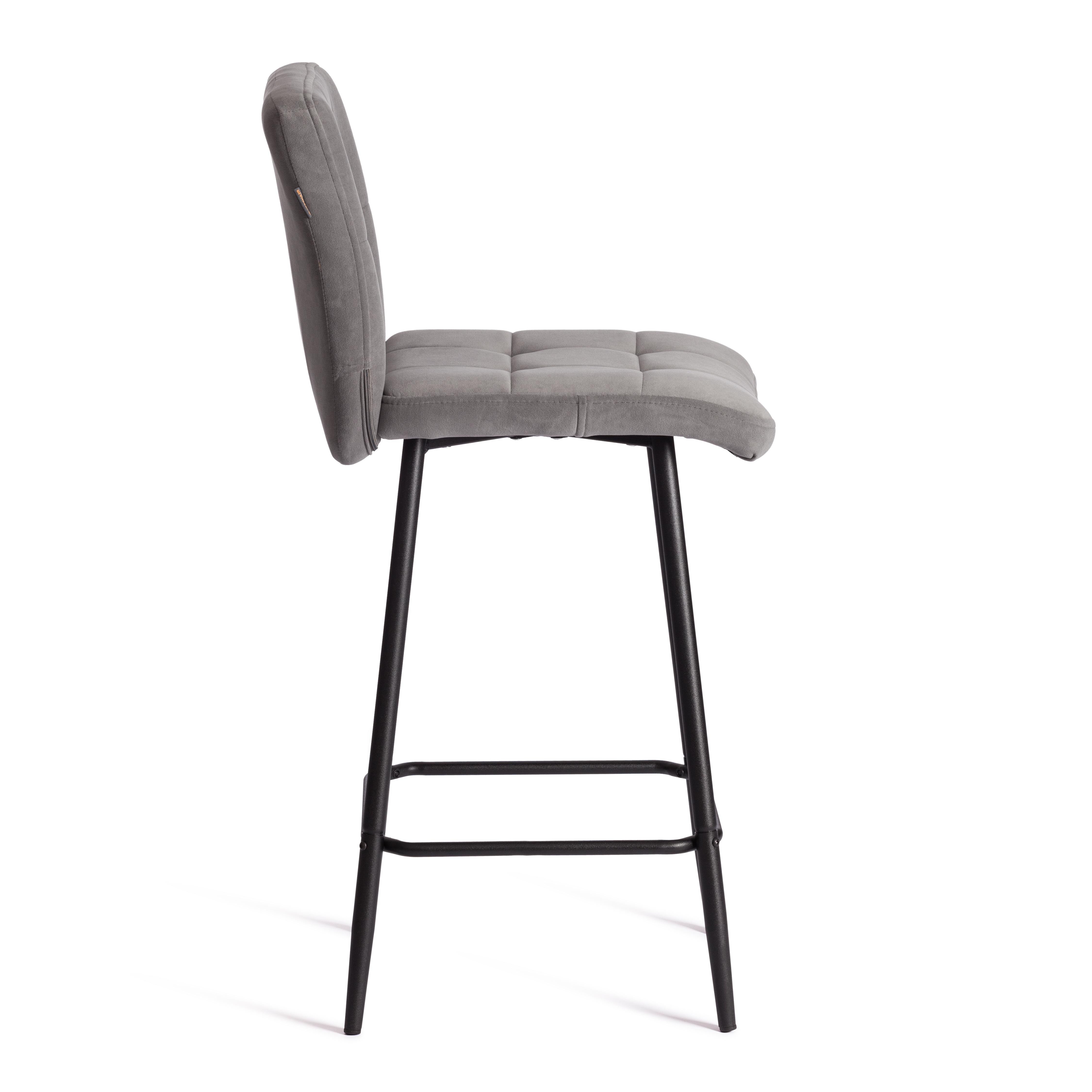 Стул TETCHAIR Medeo велюр серый - фото 3