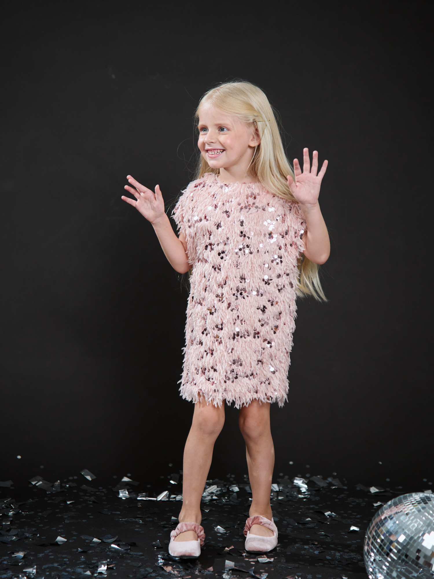 Платье BUNGLY 1R9009/Пудра - фото 3