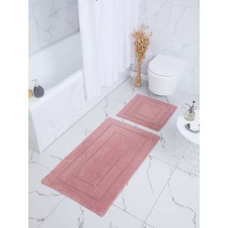 Набор ковриков Arya Home Collection для ванной и туалета 60х100 50х50 Klementin