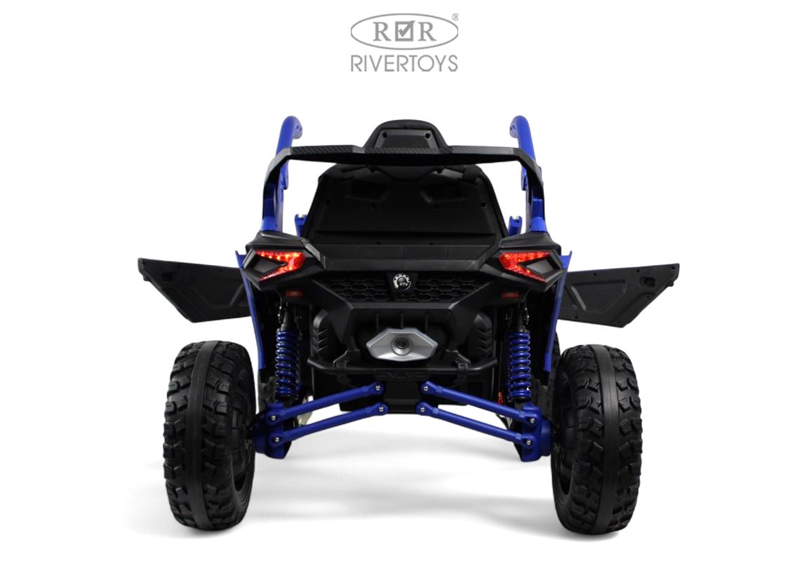 Электромобиль RIVERTOYS Z707ZZ-BLUE С пультом ДУ - фото 8