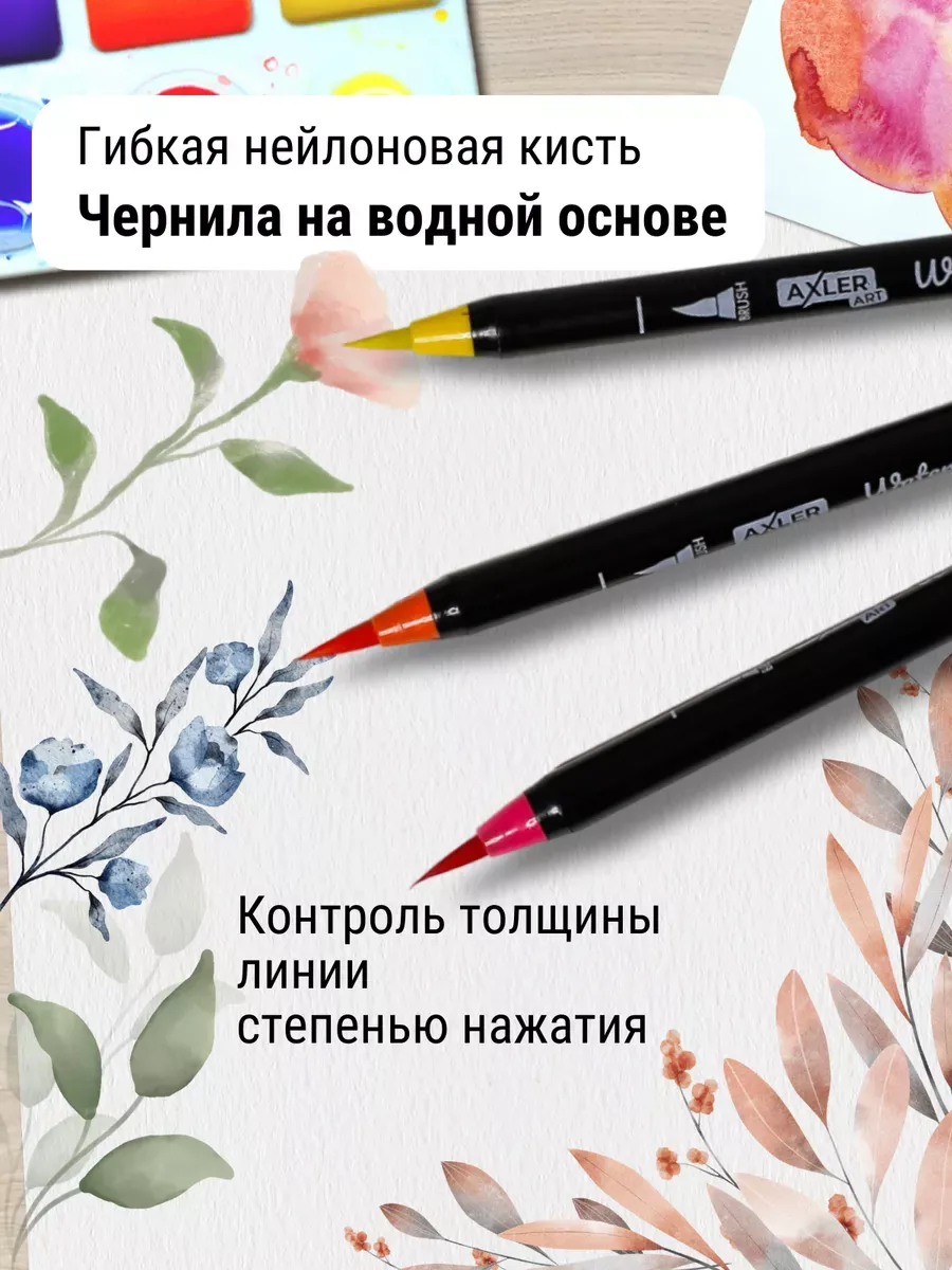 Маркеры AXLER 24 шт. - фото 8