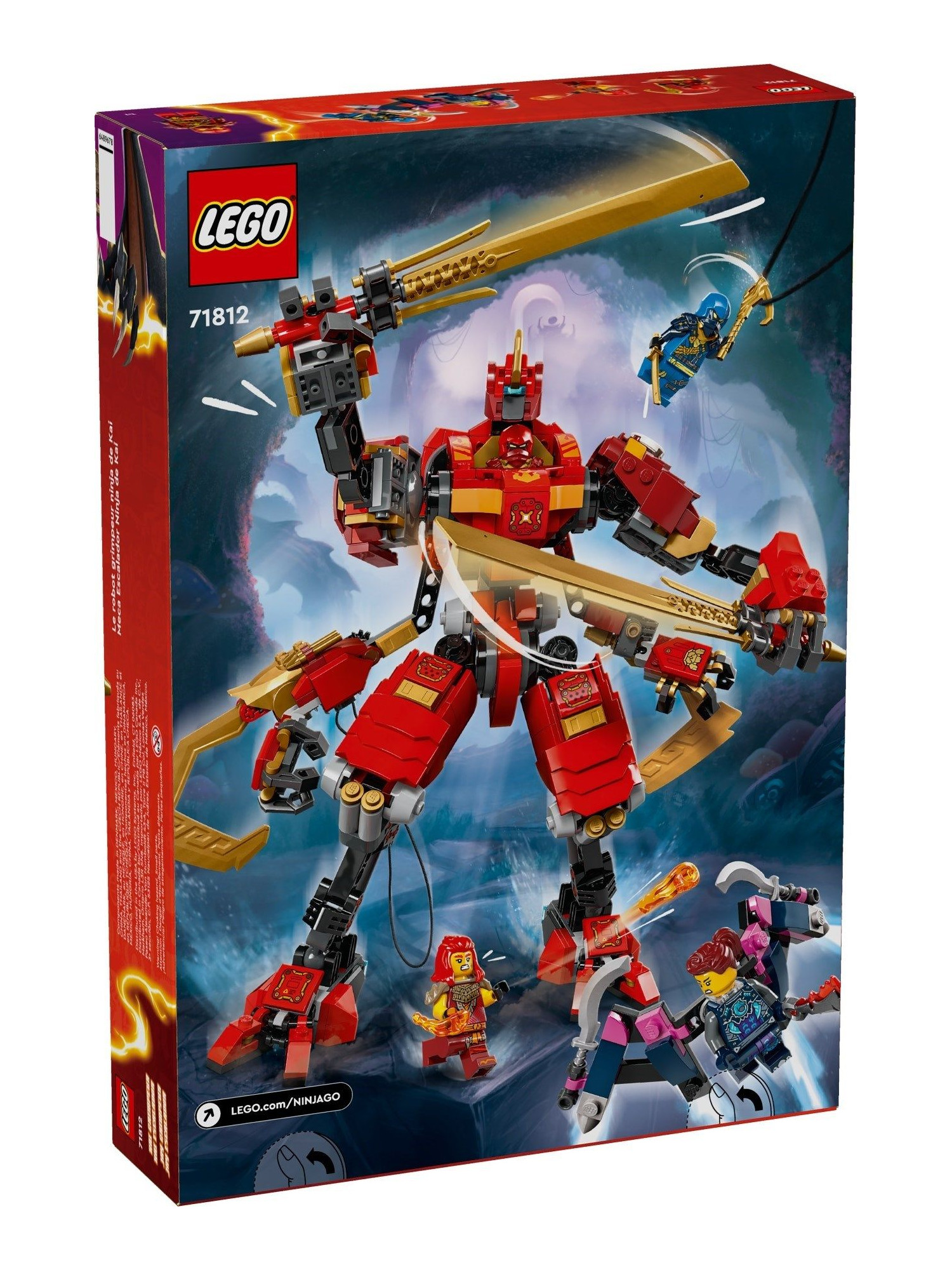 Конструктор LEGO NINJAGO Робот Кая 623 дет. - фото 6