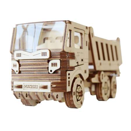 Конструктор HobbyWood Грузовик самосвал деревянный