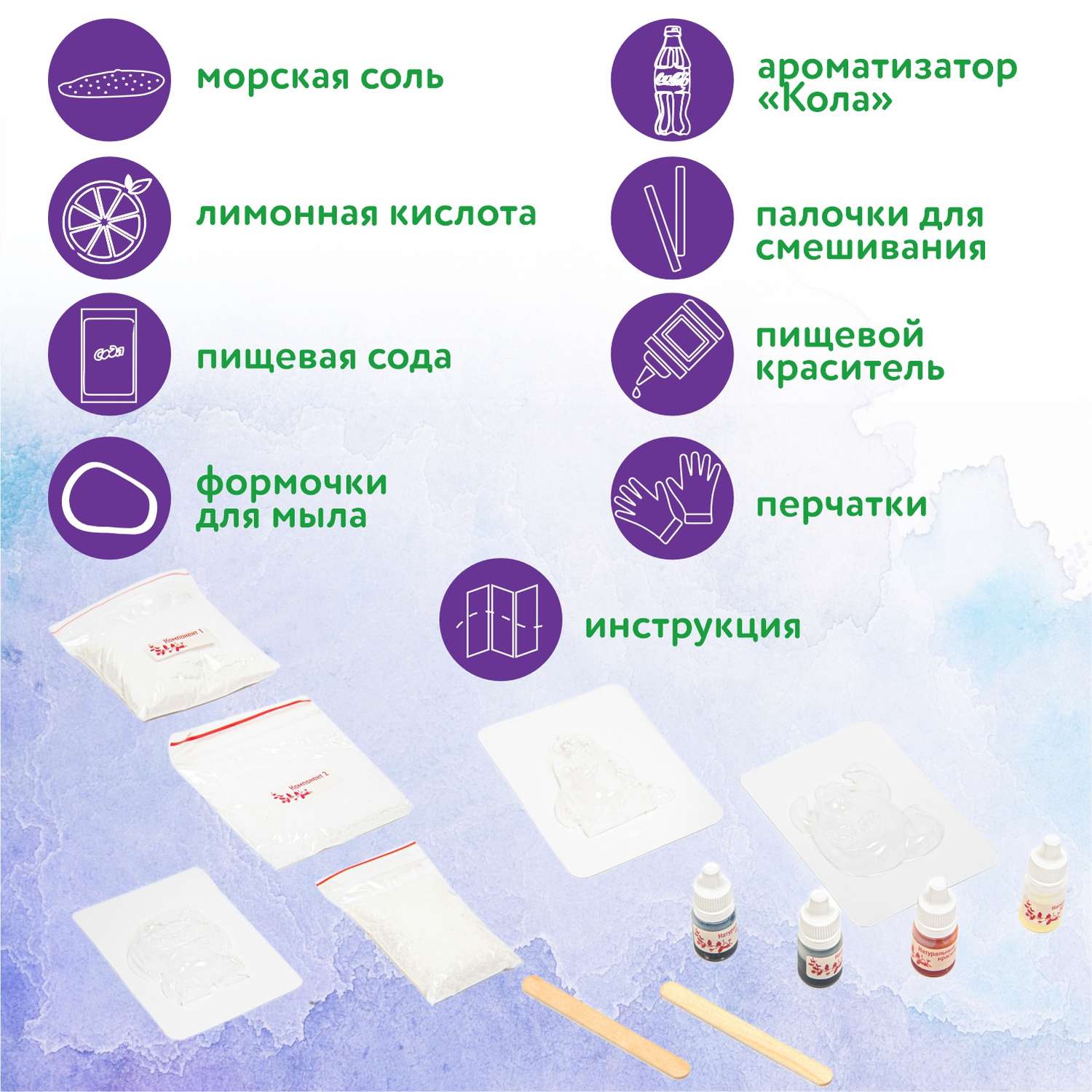 Набор Attivio Пенные монстры бомбочка для ванны - фото 3