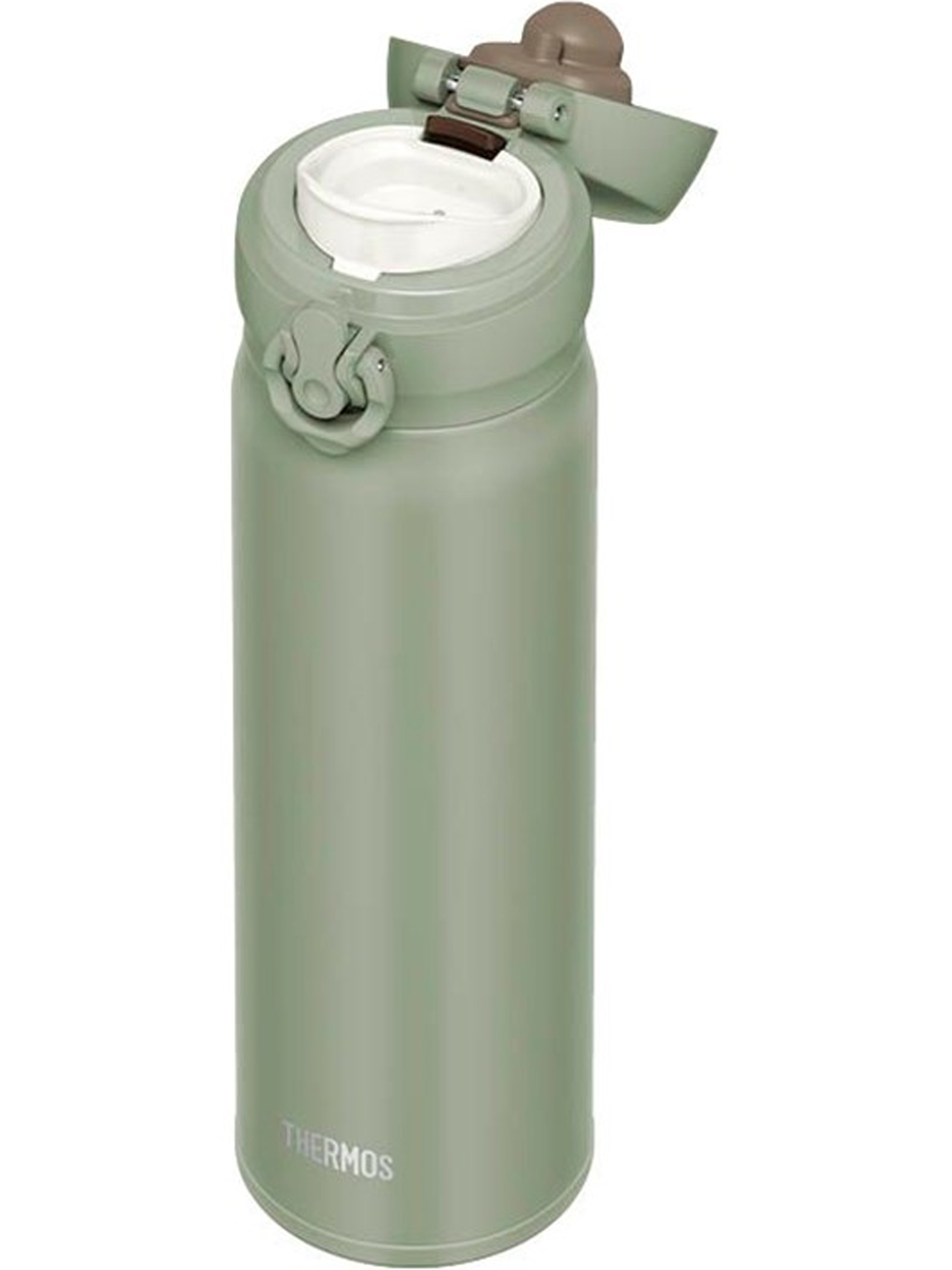 Термокружка для кофе чая 500 мл THERMOS JNL-506 оливковая – нержавеющая сталь герметичная тепло/холод 12/24 часа - фото 10