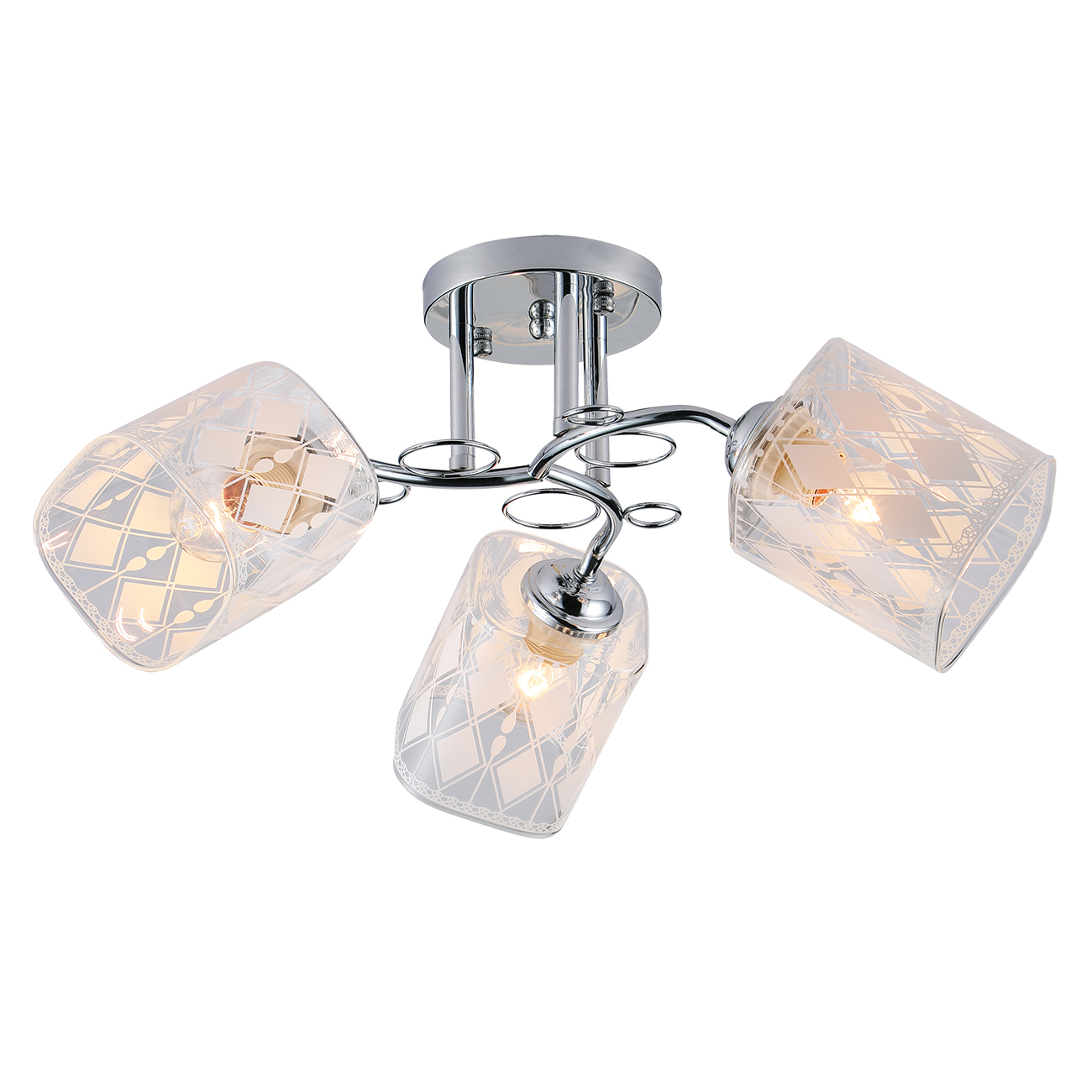 Светильник ESCADA Escada 1106/3PL E27*40W Chrome - фото 1