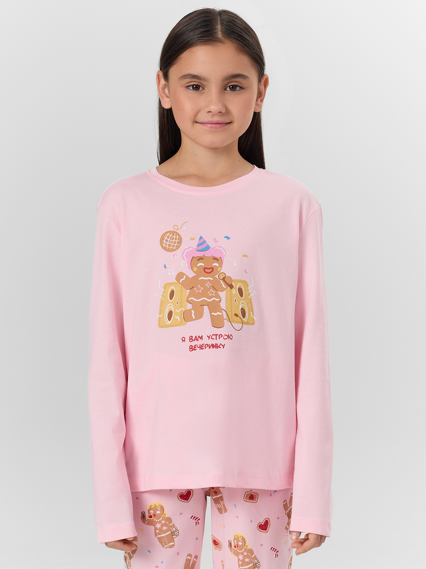 Пижама Mark Formelle (Марк Формэль) 567755/розовая сказка +печенье на розовом - фото 3