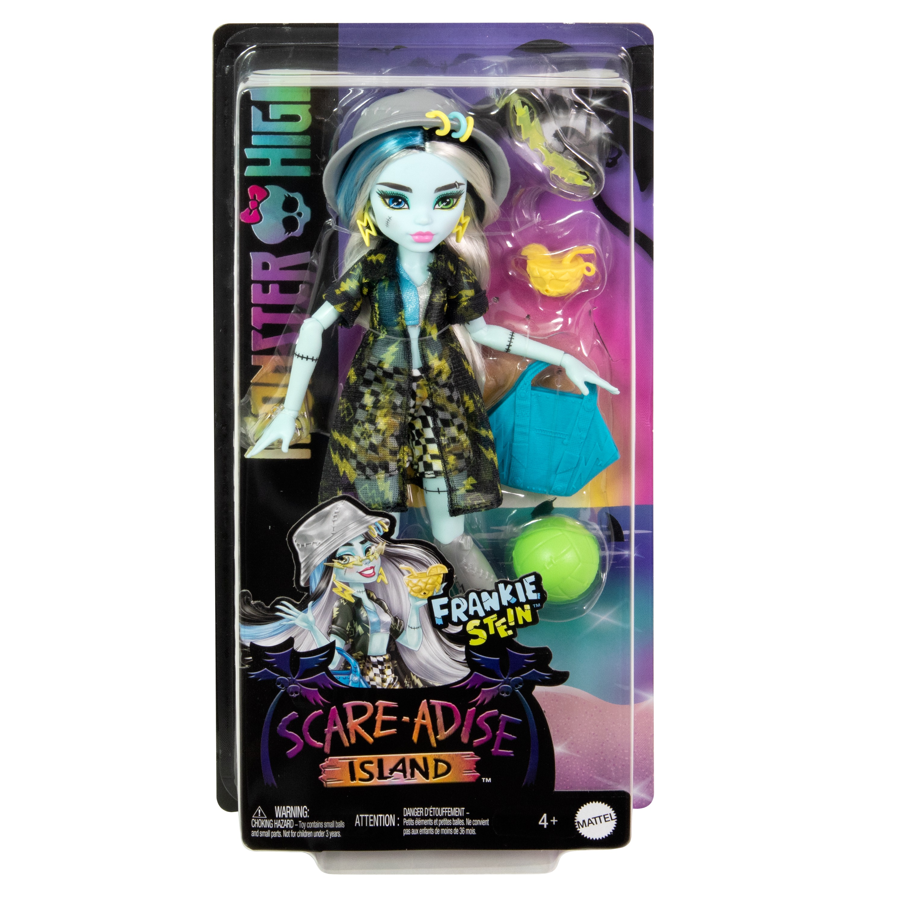 Кукла модельная Monster High Scare Adise Island Frankie HRP68 HRP68 - фото 2