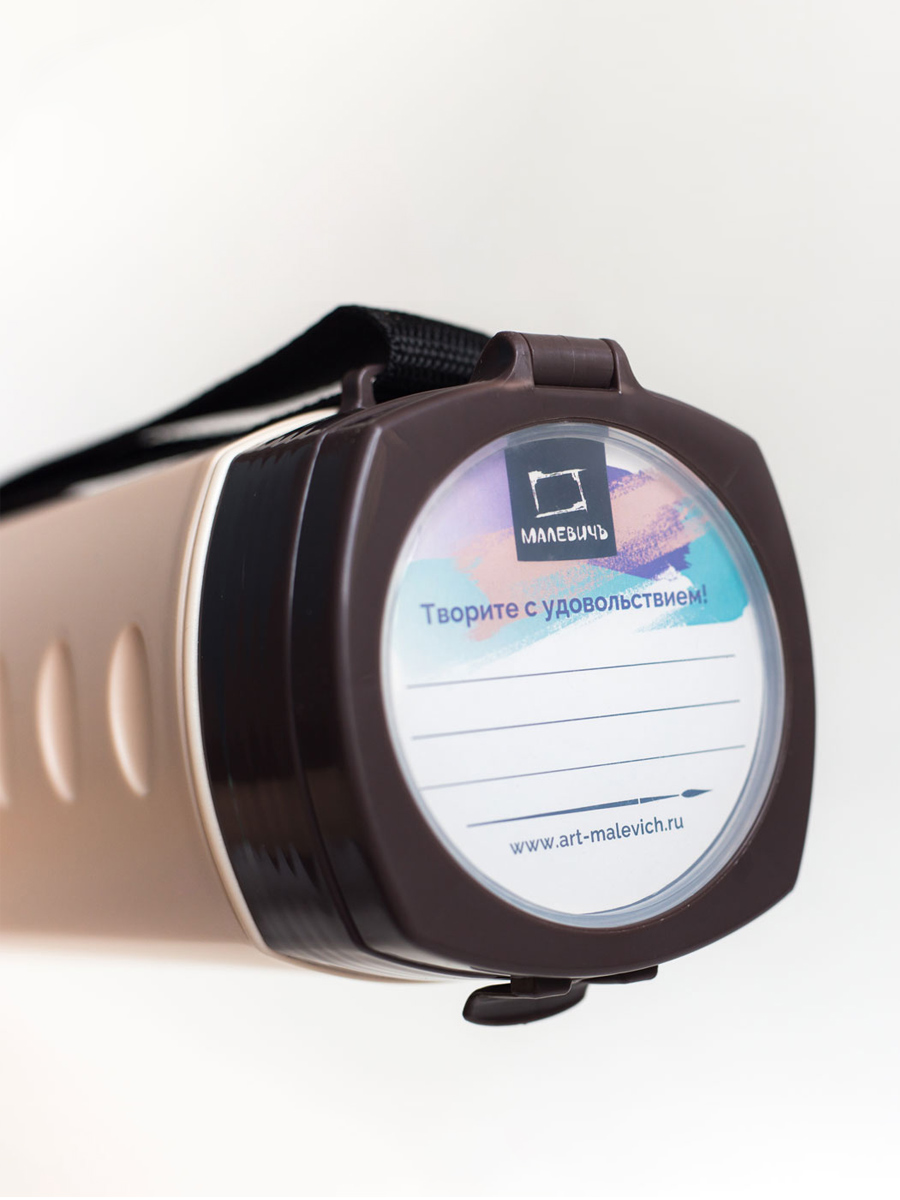 Тубус Малевичъ раздвижной 50-90 см диаметр 9 см кремовый - фото 7