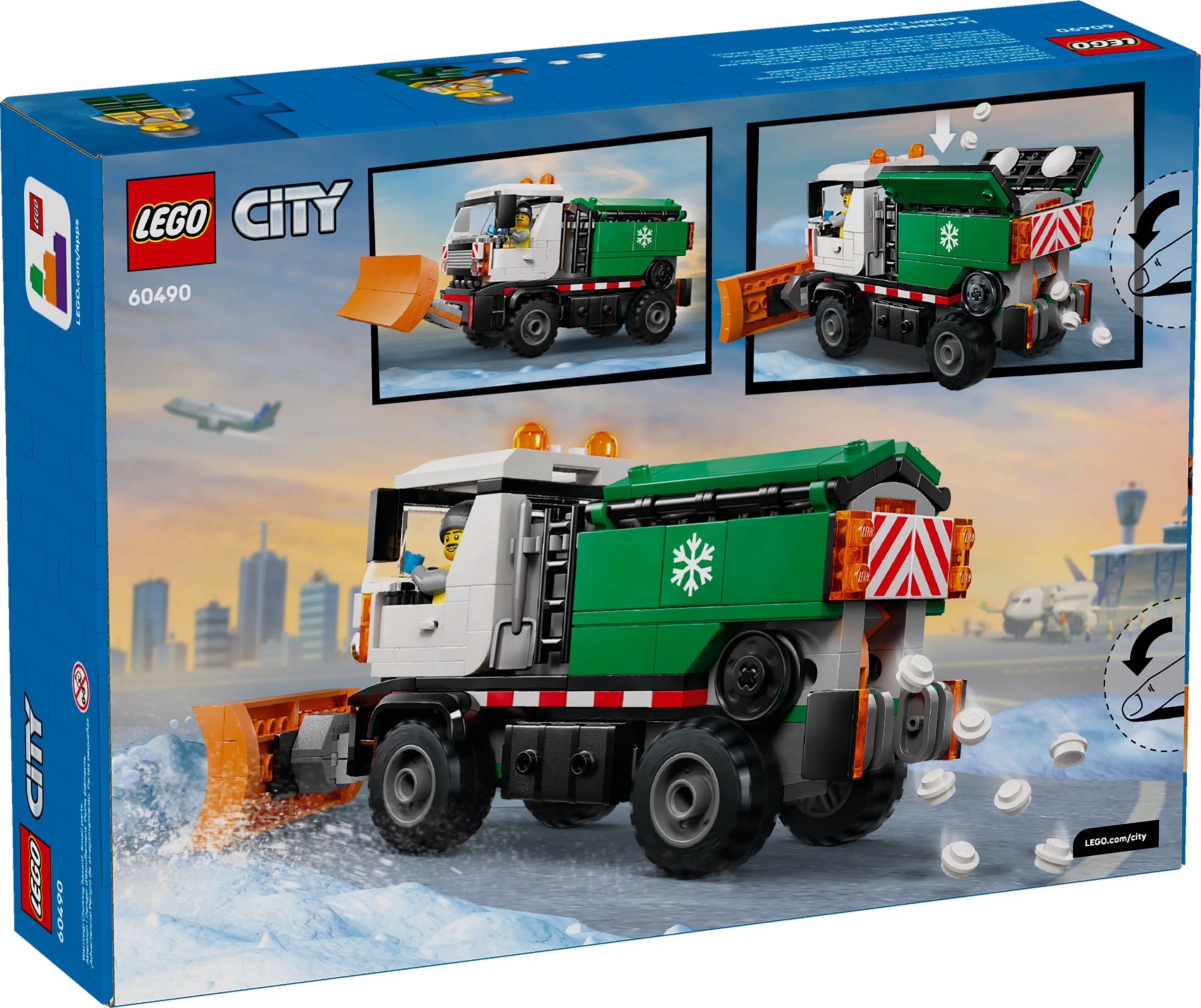 Изображение товара Конструктор LEGO City Снегоуборочная машина 60490 для зимних приключений Изображение товара Конструктор LEGO City Снегоуборочная машина 60490 для зимних приключений