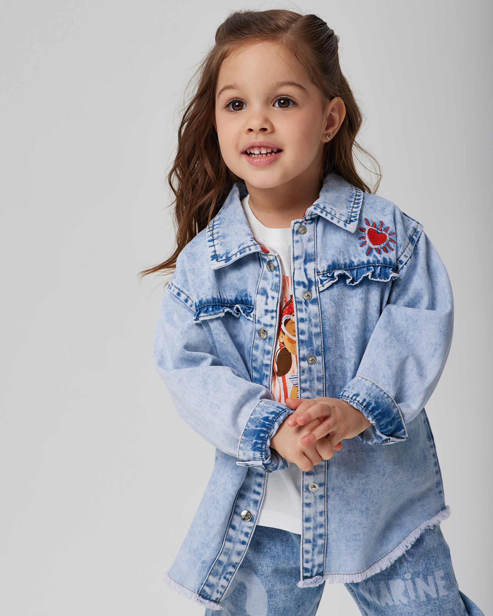 Джинсовая рубашка Baby Go Trend S25BT-2DO01ig-55 - фото 1
