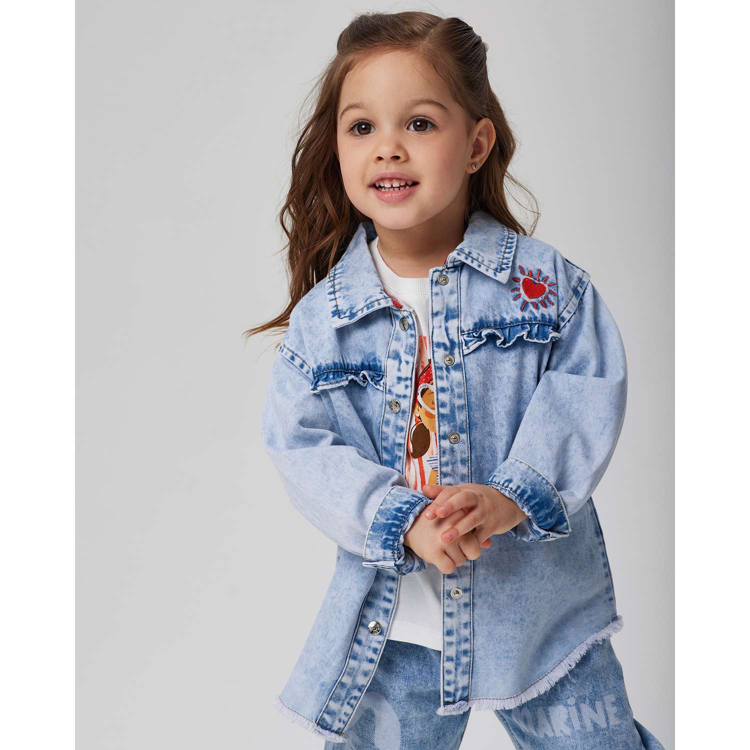 Джинсовая рубашка Baby Go Trend S25BT-2DO01ig-55 - фото 1
