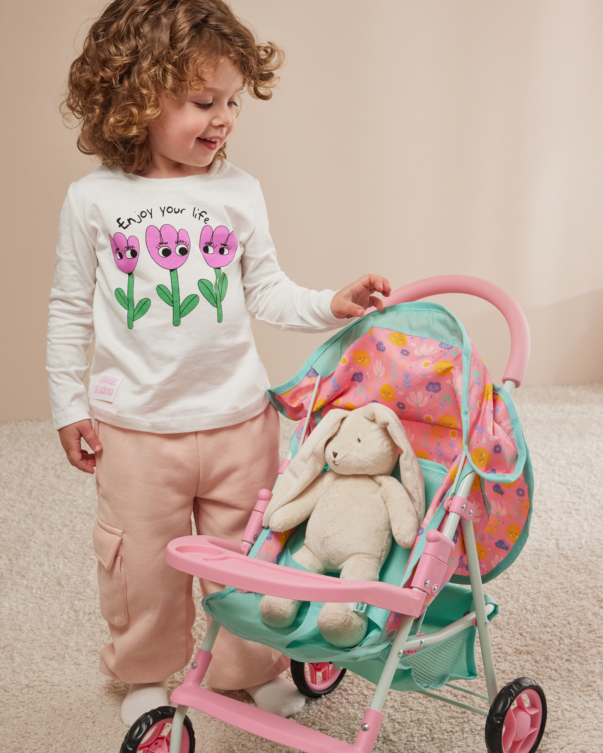 Прогулочная коляска для кукол Demi Star 9617 Seasons - фото 5