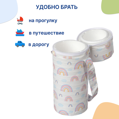 Термосумка Uviton для бутылочек поильников с ручкой