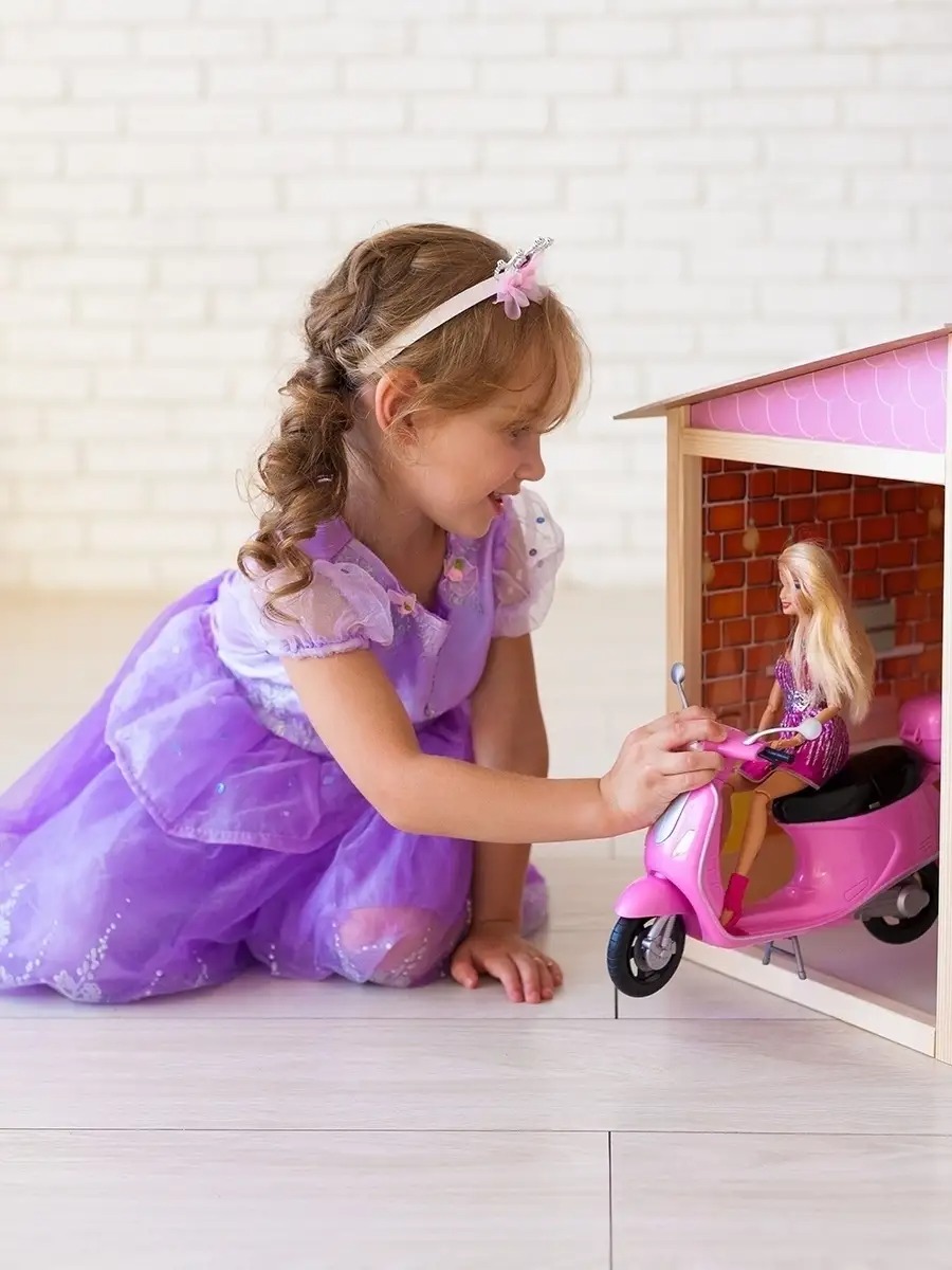 Домик для кукол PAREMO 118 см с мебелью PD318-11 - фото 8