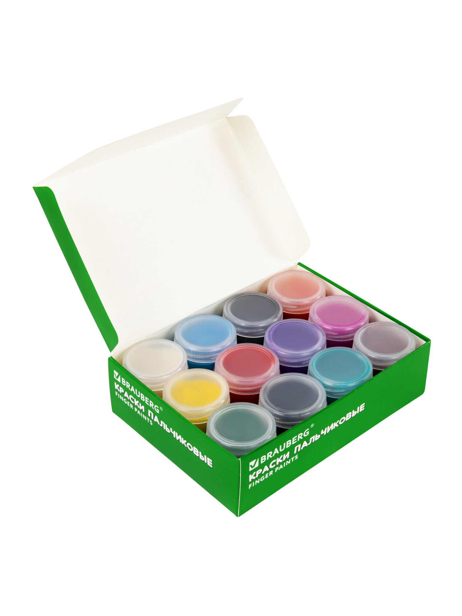 Краски пальчиковые Brauberg 12 цв. - фото 11