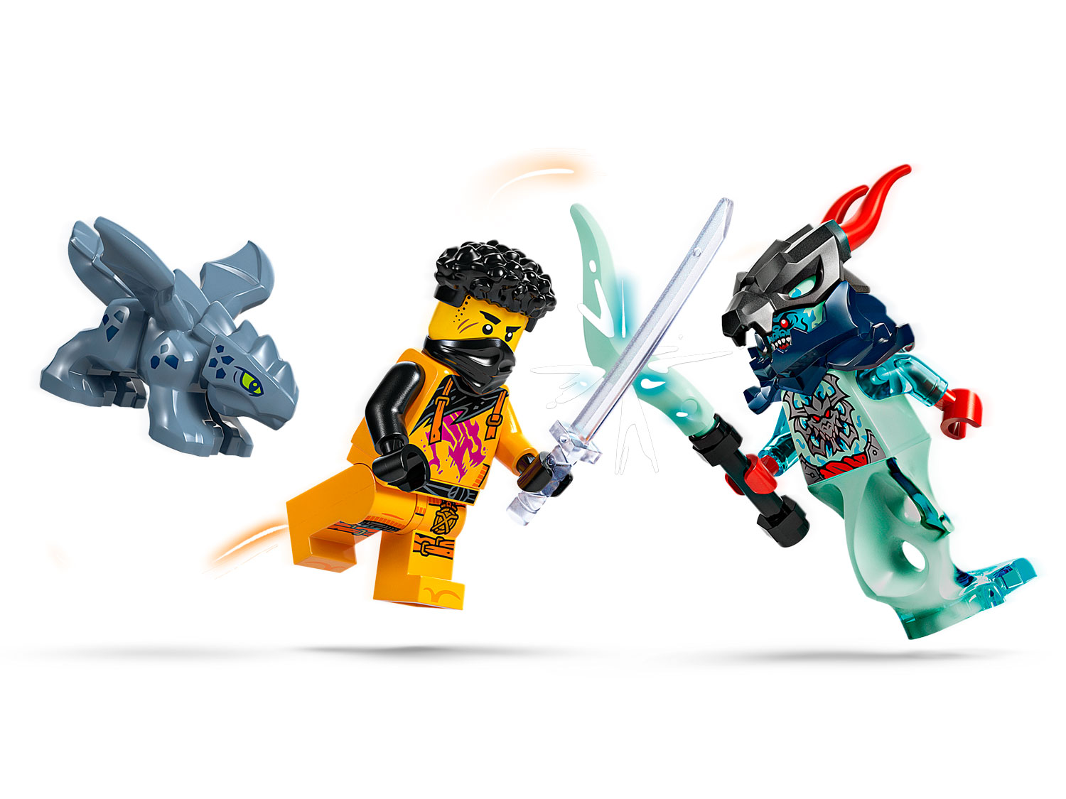 Конструктор LEGO NINJAGO Боевой робот 71839 213 дет. - фото 3