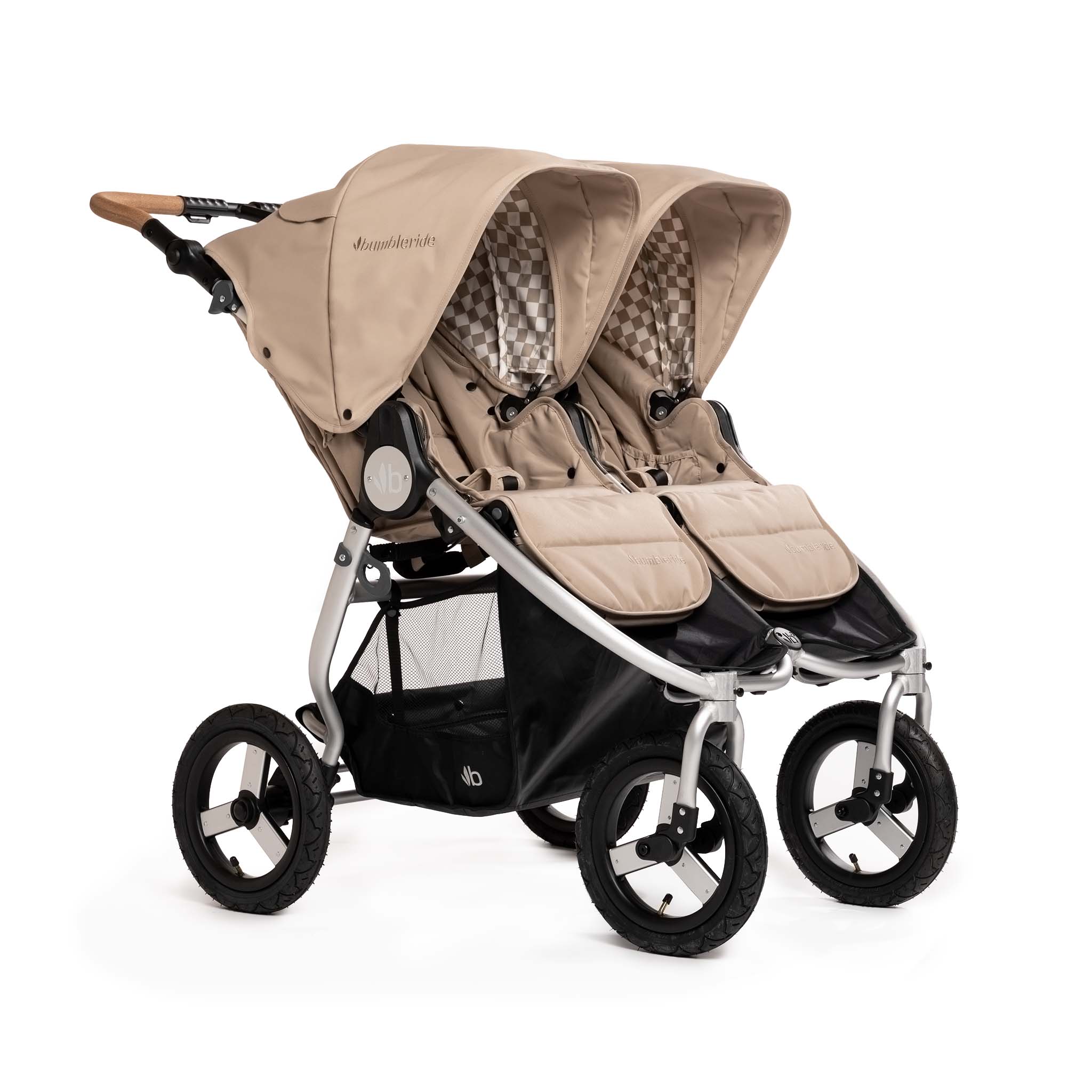 Коляска прогулочная Bumbleride Indie Twin 2025 / Sand - фото 9