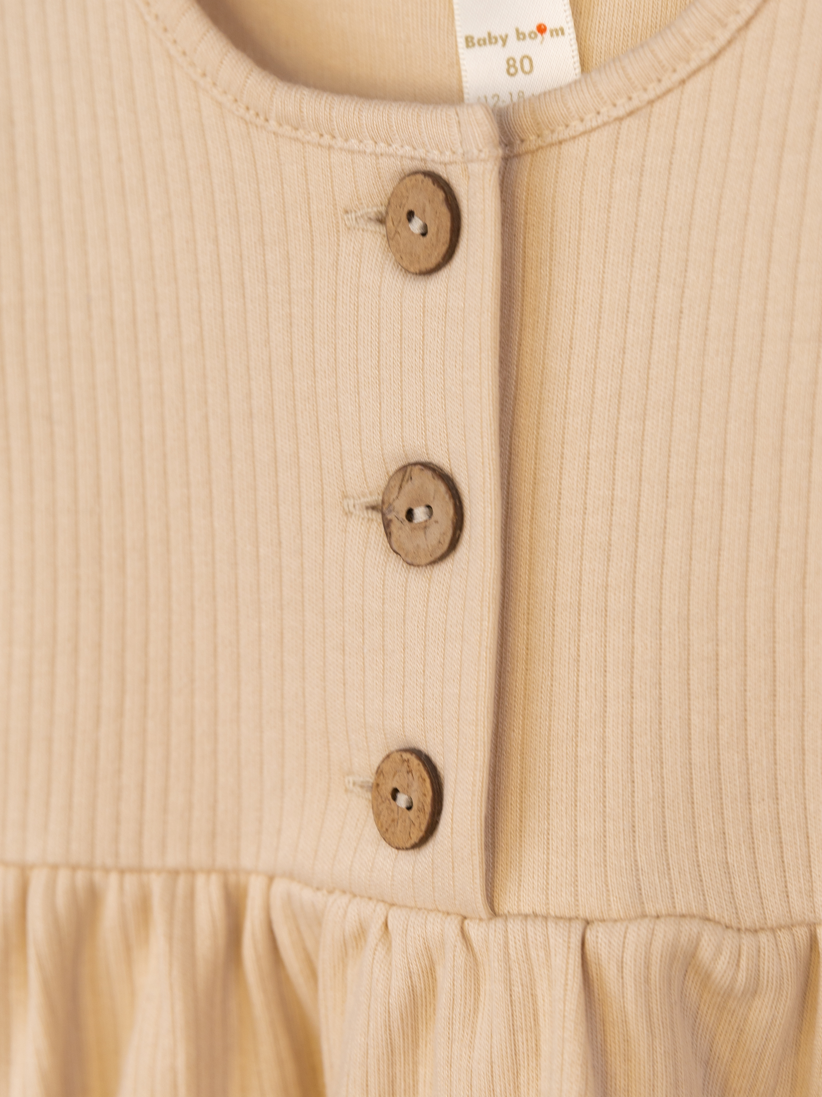 Платье Baby boom С265/1-И Платье короткий рукав пуговицы шампань - фото 4