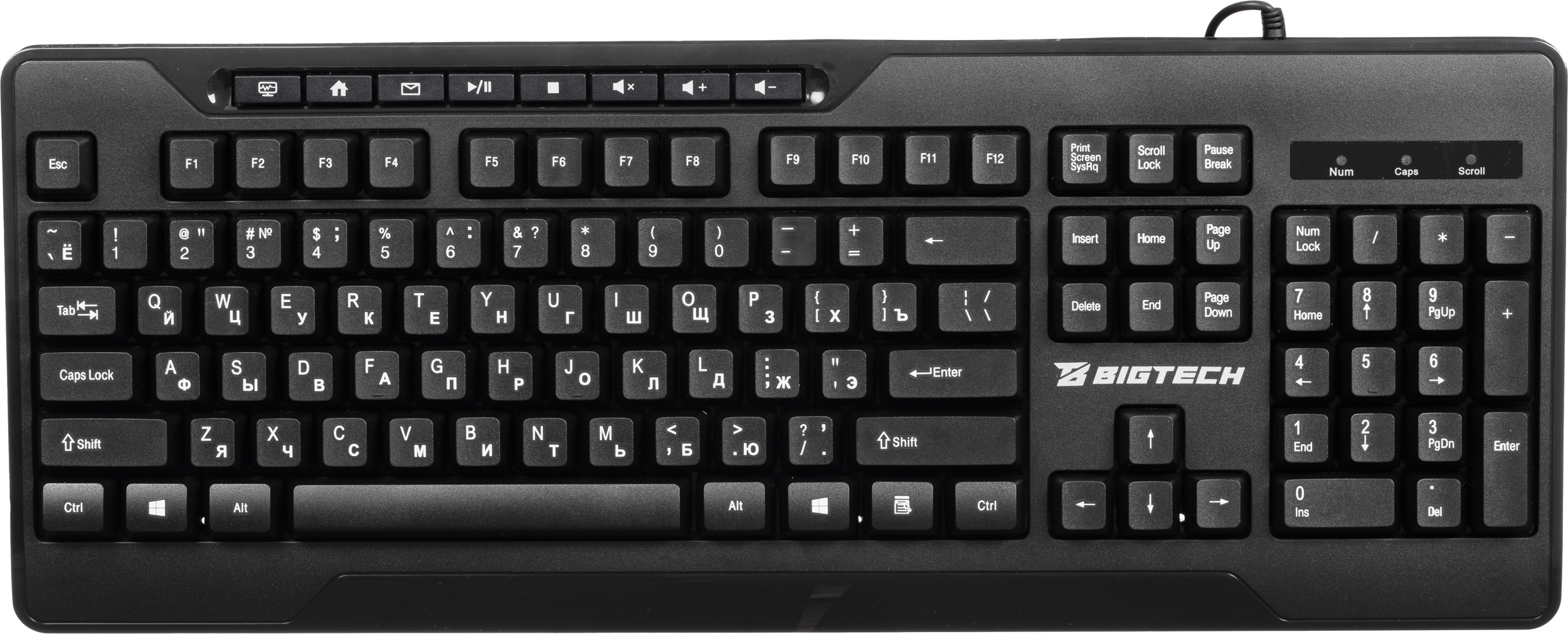 Клавиатура Bigtech BM-K213BK - фото 1