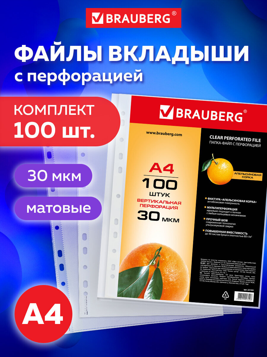Файл Brauberg А4 - фото 1