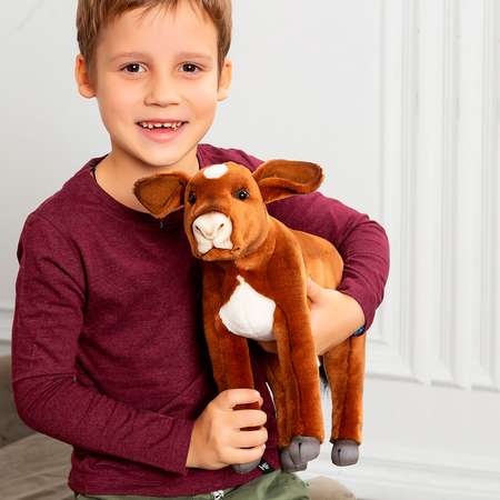 Игрушка мягкая HANSA бычок 32 см