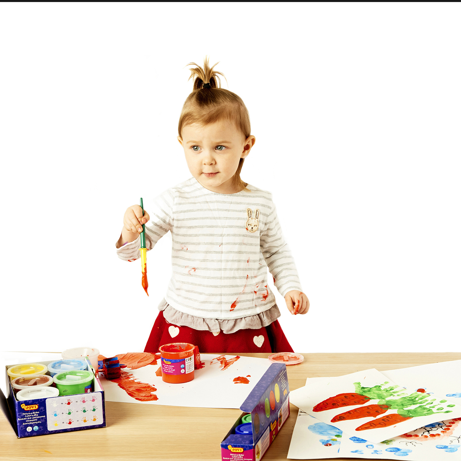 Краски пальчиковые Jovi 5 цв. - фото 5