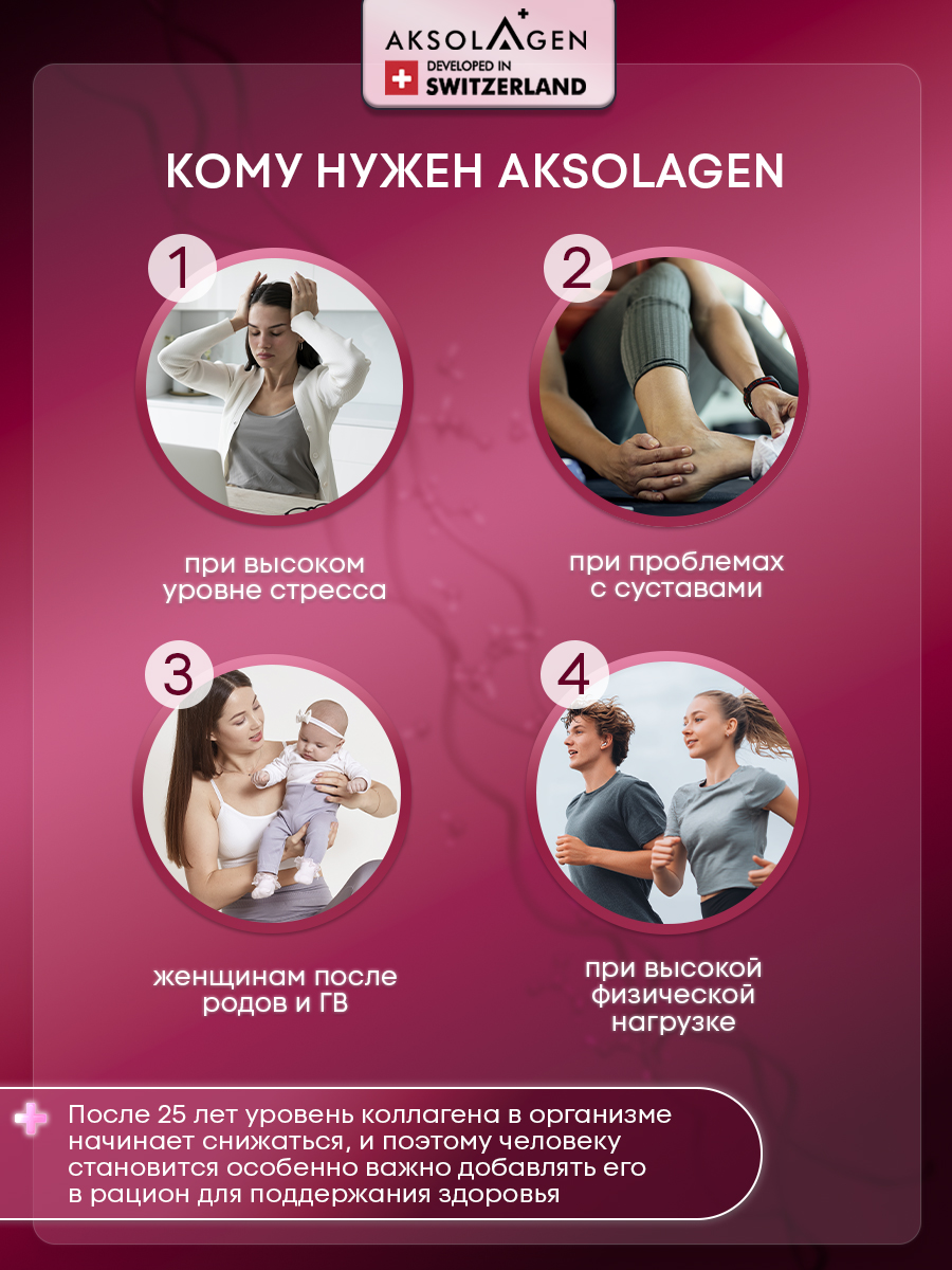 Морской коллаген 1 2 3 типа AKSOLAGEN с экстрактом шиповником - фото 7
