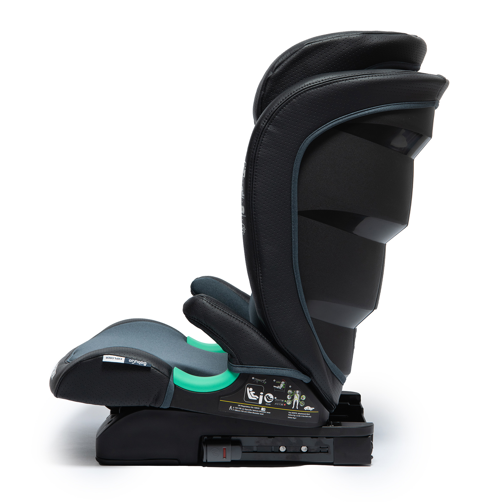 Автокресло BabyGo Explorer New Isofix 2/3 (15-36 кг) черный - фото 18
