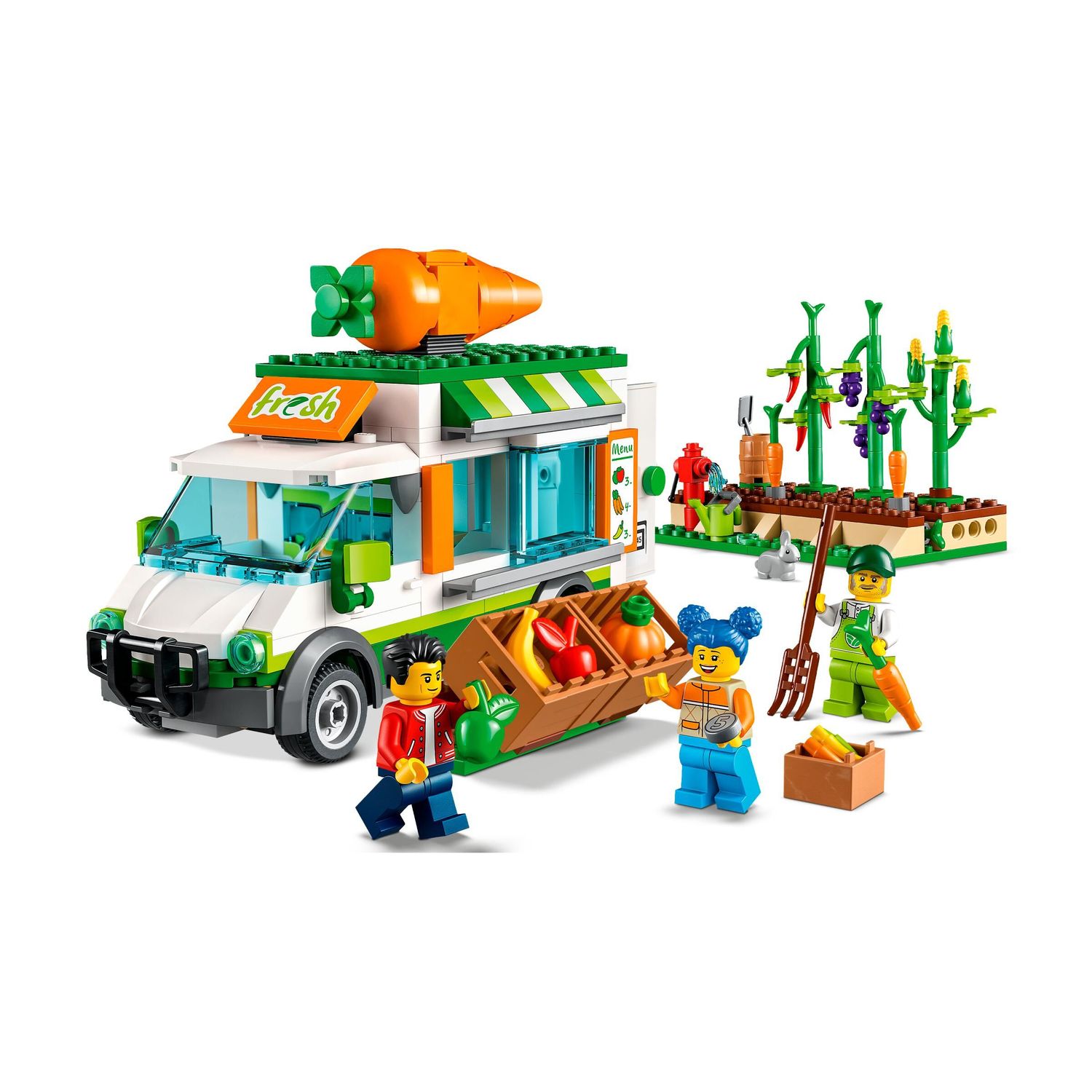 Конструктор LEGO City City Farmers Market Van 310 дет. - фото 3