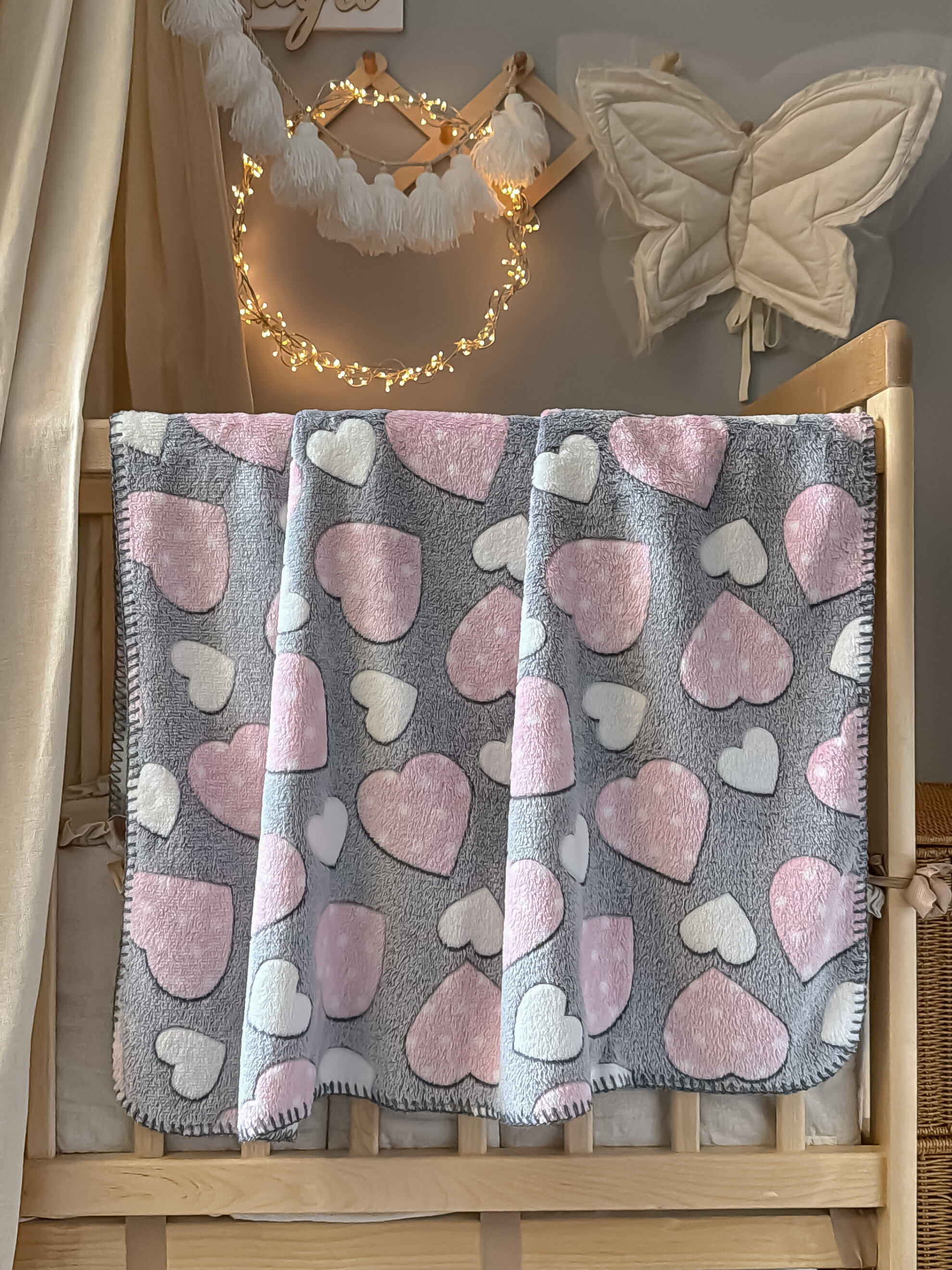 Плед ОТК 140 x 100 см велсофт - фото 1