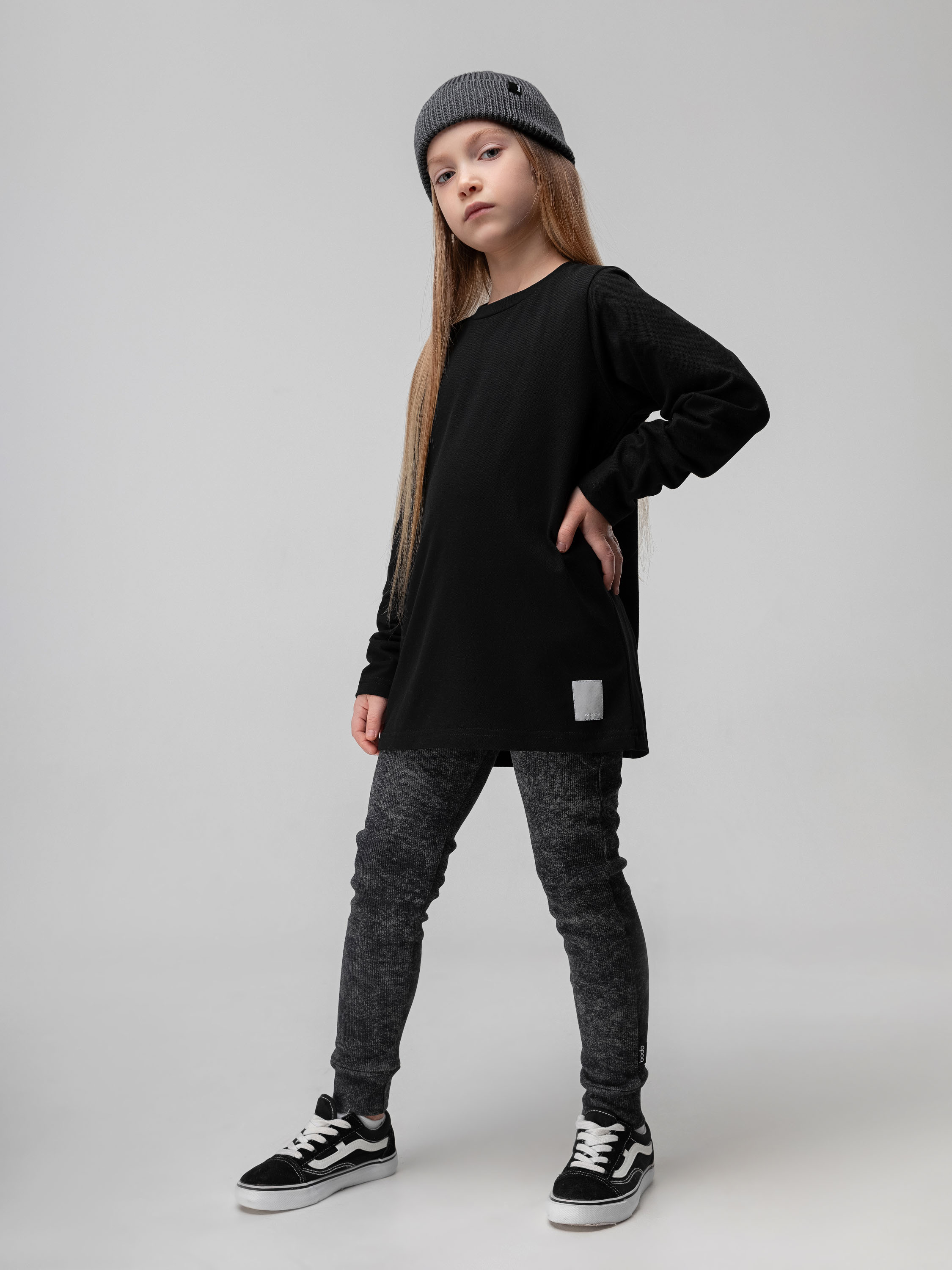 Леггинсы Bodo 15-137МU_графит (черный) - фото 1