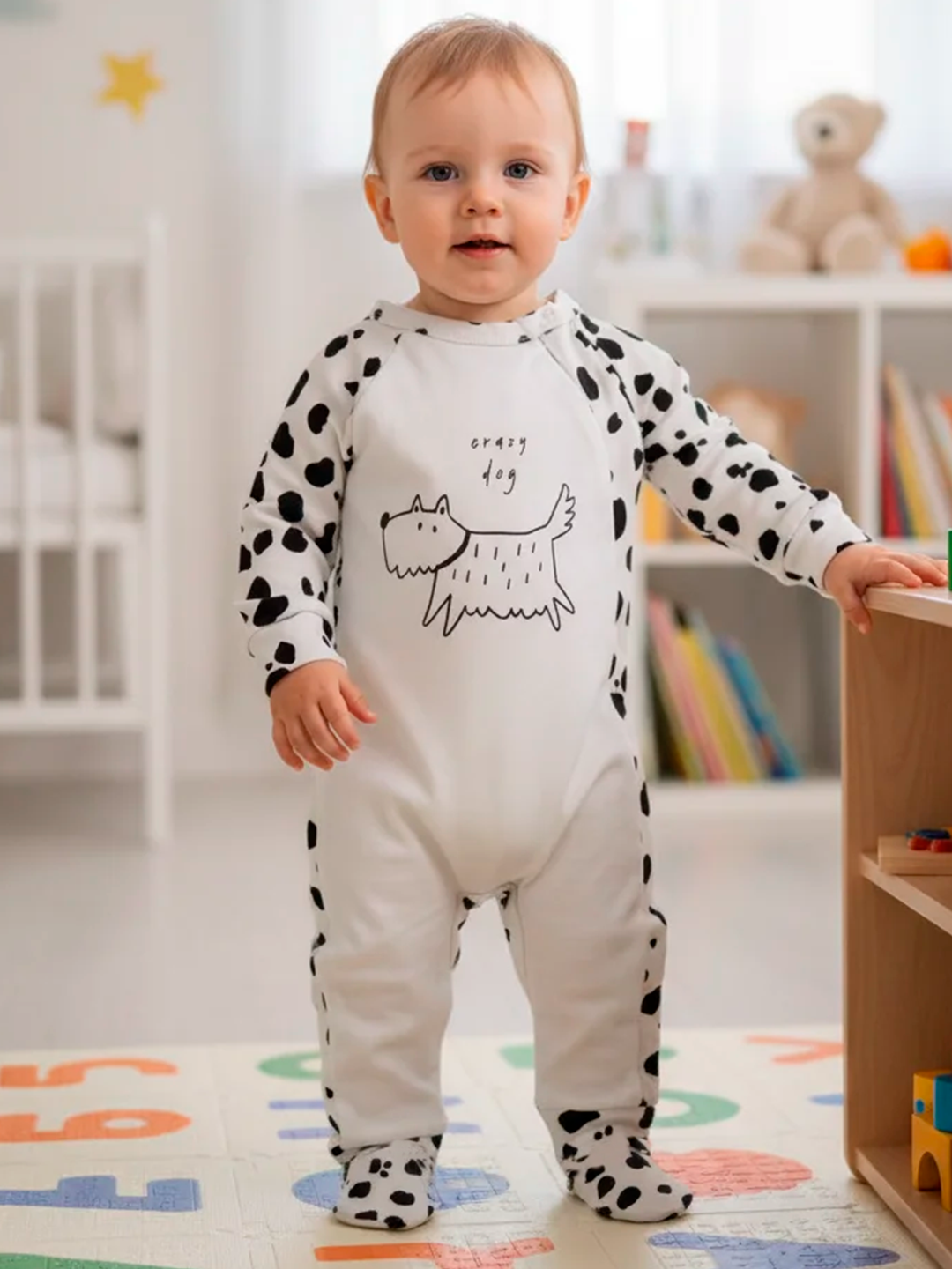 Изображение товара Комбинезон Совенок Дона 80 для новорожденных и малышей из хлопка