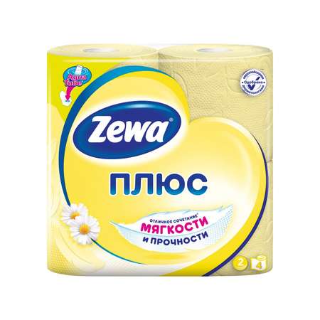 Туалетная бумага Zewa 4 шт.
