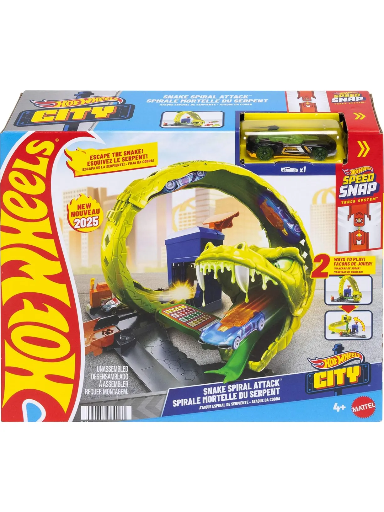 Трек Hot Wheels Атака змеи JBM63 - фото 6