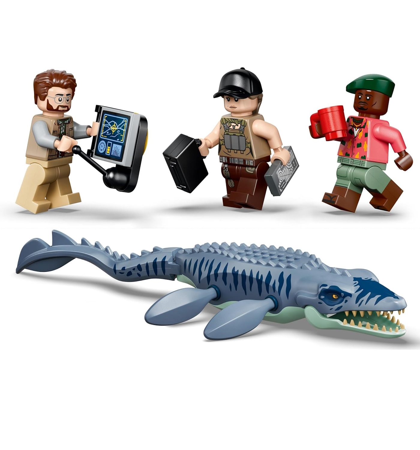 Конструктор LEGO Jurassic World Атака Мозазавра 703 дет. - фото 3
