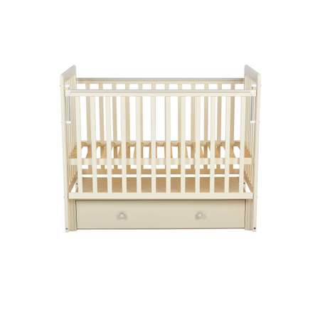 Детская кроватка Polini kids прямоугольная, универсальный маятник (бежевый)