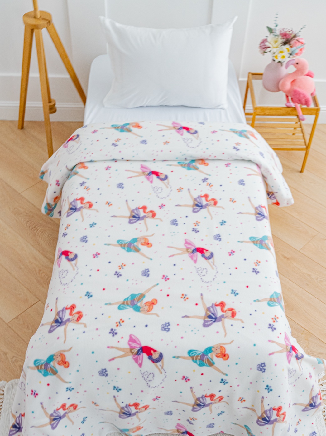 Плед Павлинка Балерины 100 x 150 см флис - фото 5