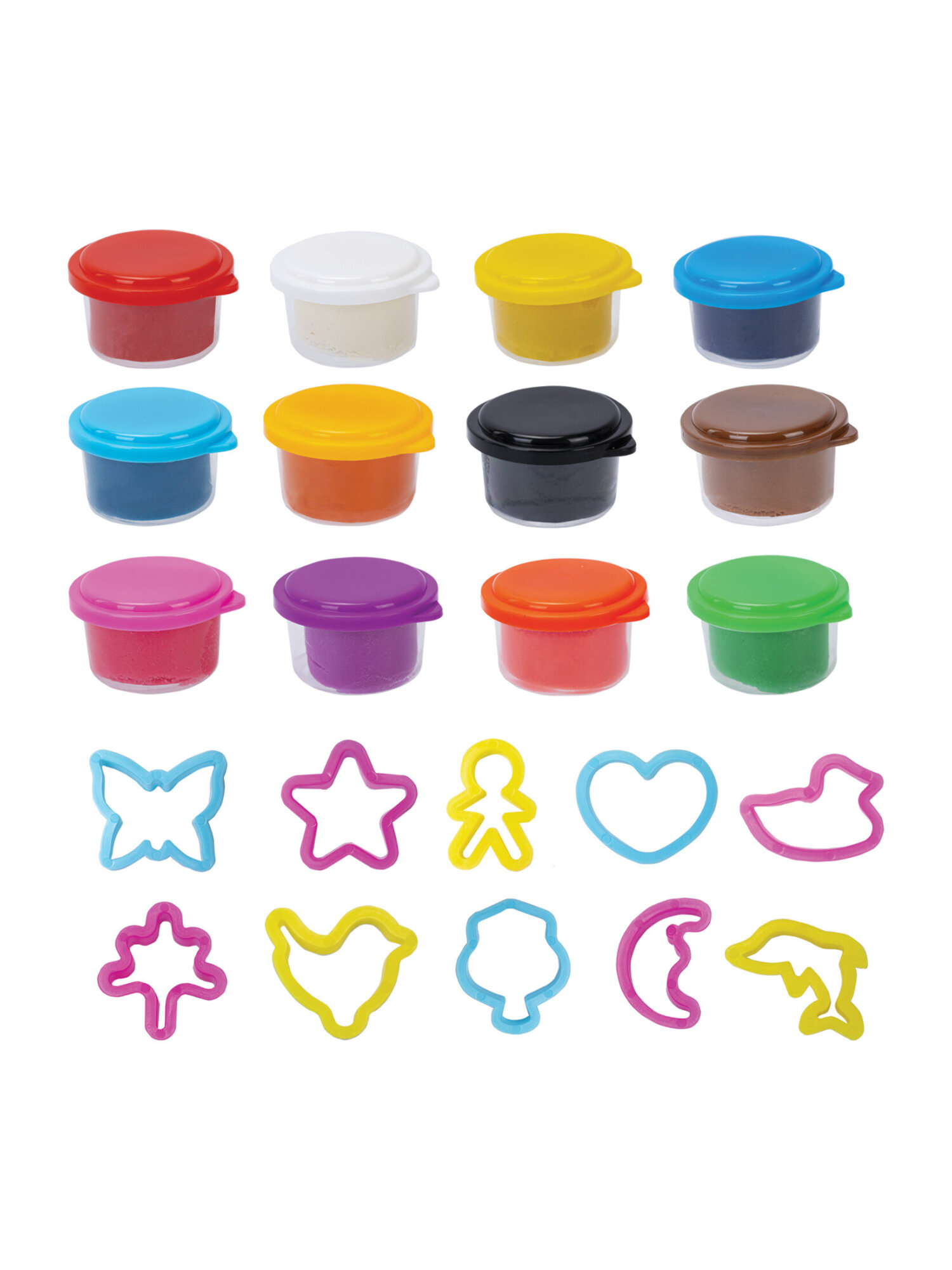 Тесто для лепки BAMBOX с формочками 12 цв. - фото 4