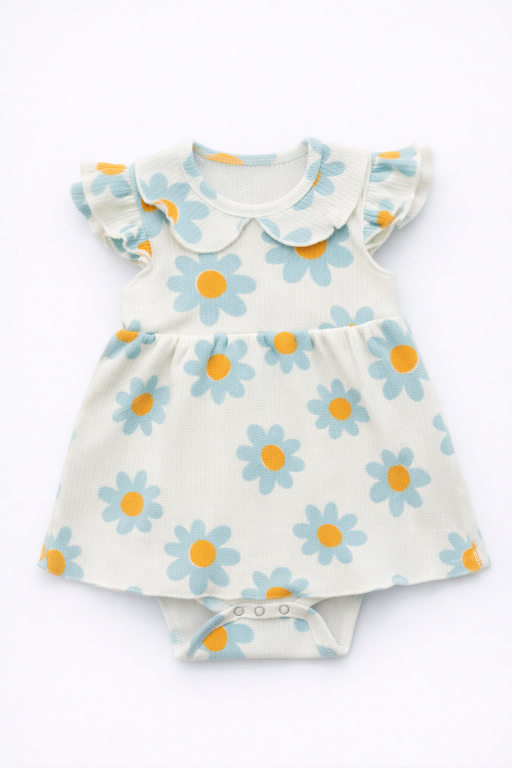 Боди-платье Супер Пупс бд/платье/2крыл/ромашка - фото 1