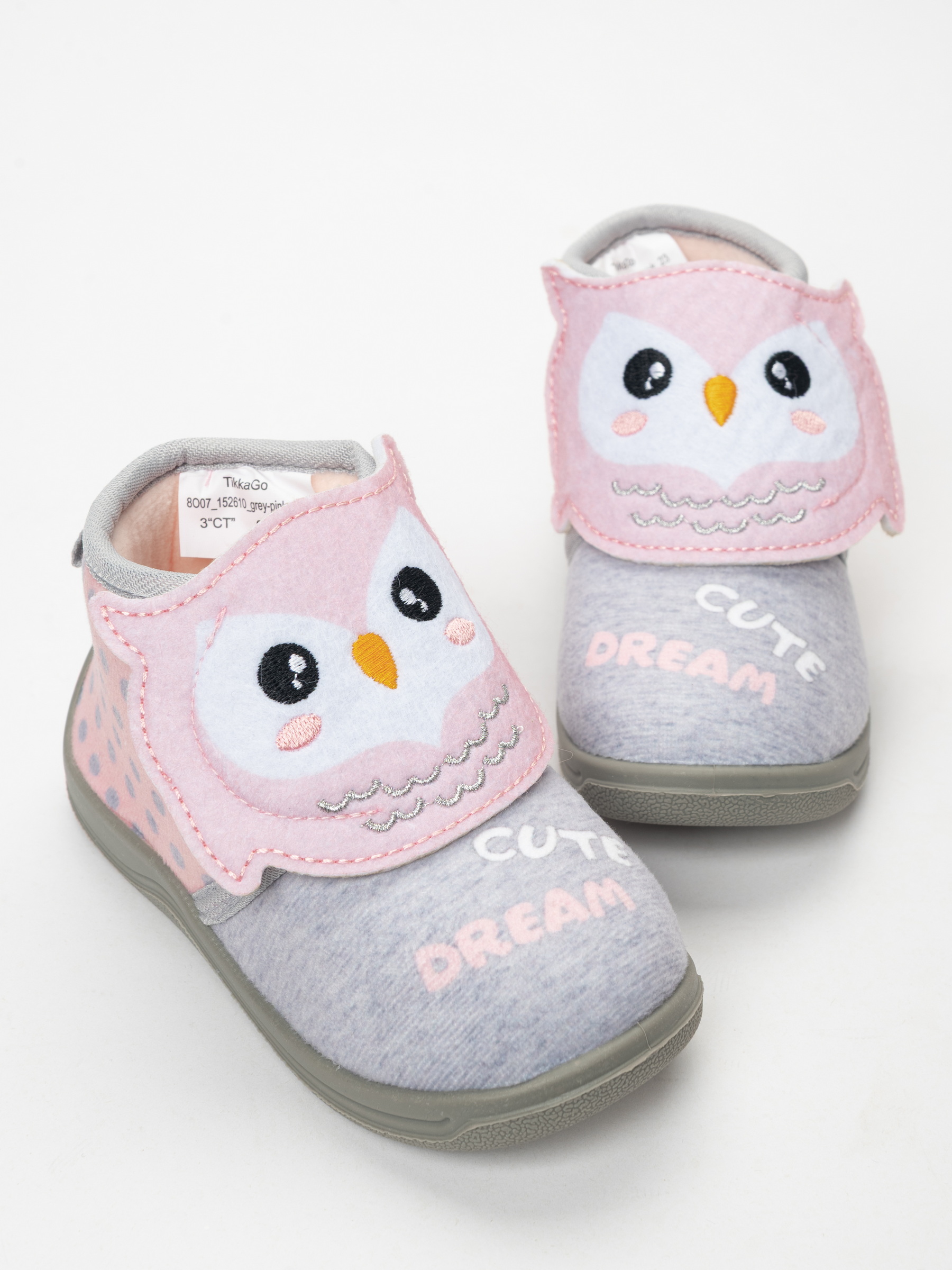 Тапочки TikkaGo 8O07_152610_pink-grey - фото 4